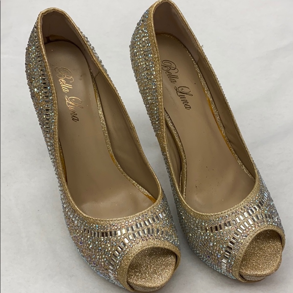 Bella Luna Blingy Heels Size 9